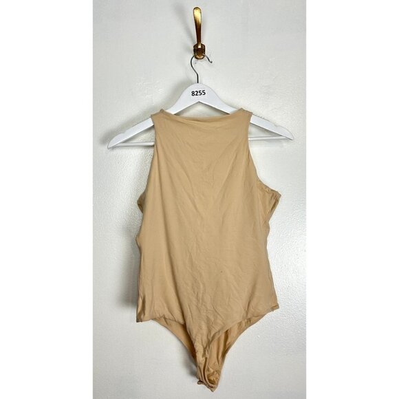 SKIMS Fits Everybody High Neck Bodysuit in Clay Size X-Large - Picture 6 of 6